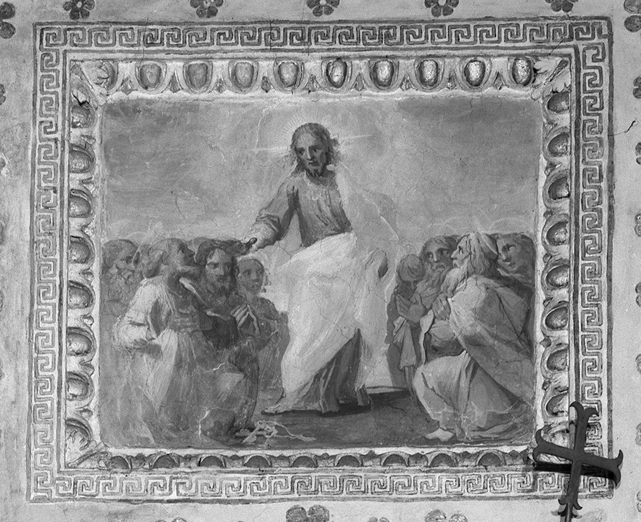 Oratorio della Santissima Trinità, Siena - Cristo invia gli apostoli a predicare